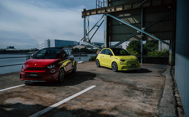 刺激的なエンジンサウンドを楽しめるアバルト初のBEV「アバルト500e」日本上陸｜Abarth