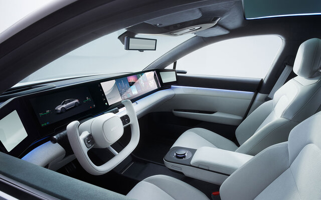 ソニー・ホンダモビリティがデジタルガジェット感覚のBEV「アフィーラ」をジャパンプレミア｜Sony Honda Mobility AFEELA