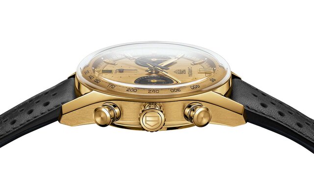 カレラ60周年の集大成を飾る、渾身のゴールドカラーモデルが登場｜TAG HEUER