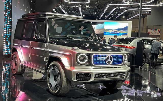 Mercedes-Benz Debuts G-Class BEV Concept Model 'Concept EQG' in Japan | Mercedes Benz