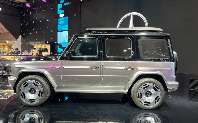 Mercedes-Benz Debuts G-Class BEV Concept Model 'Concept EQG' in Japan | Mercedes Benz