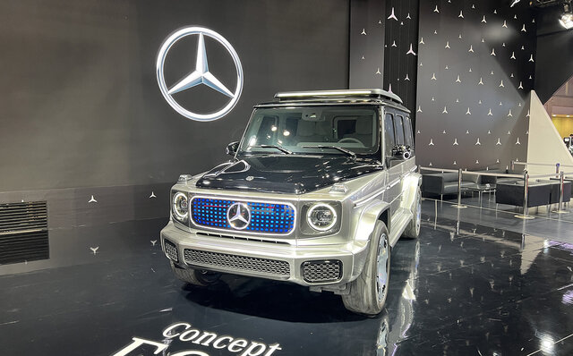 Mercedes-Benz Debuts G-Class BEV Concept Model 'Concept EQG' in Japan | Mercedes Benz