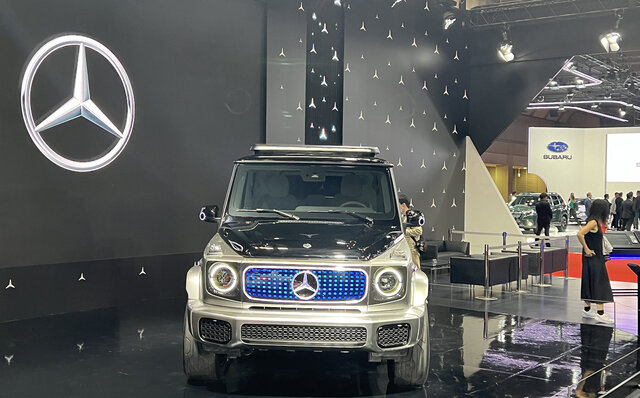 Mercedes-Benz Debuts G-Class BEV Concept Model 'Concept EQG' in Japan | Mercedes Benz