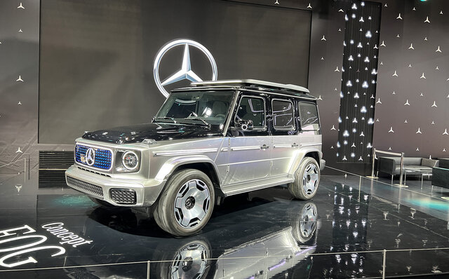 Mercedes-Benz Debuts G-Class BEV Concept Model 'Concept EQG' in Japan | Mercedes Benz