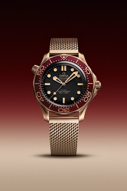 OMEGA | OMEGA Seamaster Diver 300M Bronze Gold & Burgundy