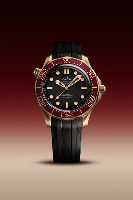 OMEGA | OMEGA Seamaster Diver 300M Bronze Gold & Burgundy