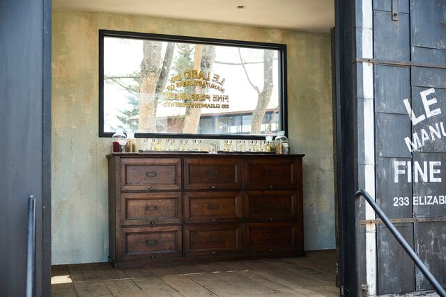 Discovering Scent Memories in the Greenery. Le Labo on Wheels is parked in Karuizawa