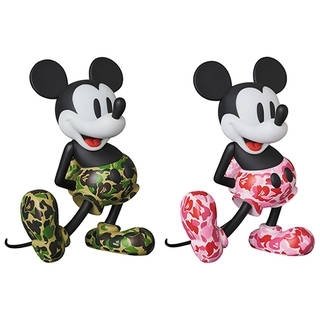 VCD BAPE® MICKEY MOUSE, BE@RBRICK BAPE® MICKEY MOUSE 100% ＆ 400% / 1000%｜MEDICOM TOY