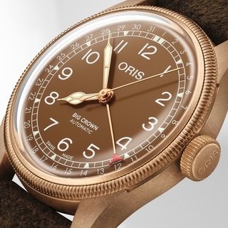 すべてにブロンズを採用した「オリス ビッグクラウン ブロンズ ポインターデイト」｜ORIS