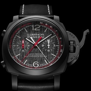 Crafted from the same material as the yacht's hull. A collaboration model with Luna Rossa | PANERAI