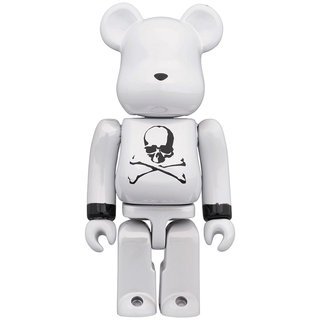 BE@RBRICK mastermind JAPAN WHITE CHROME Ver. 100% & 400% / 1000% ｜MEDICOM TOY