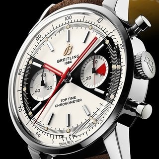 ブライトリングの独創的なモダンレトロスタイル「トップタイム」を数量限定で復刻｜BREITLING