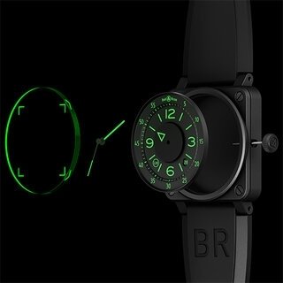 現実を拡張する航空ヘッドアップディスプレイの視界をアナロジカルに表現。新作「BR 03-92 H.U.D」｜Bell & Ross