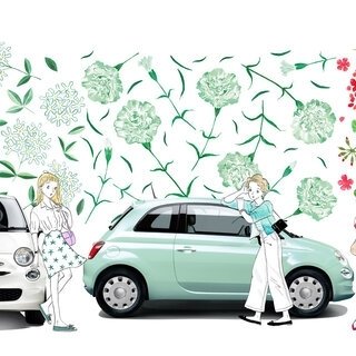 花をイメージしたフィアット500の限定車が登場｜FIAT