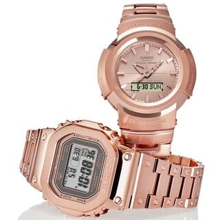 メタルインゴットをイメージしたローズゴールドカラーの新作｜G-SHOCK