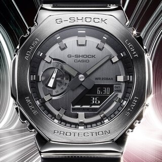 “カシオーク”八角形のメタルベゼルを採用した最新「Gショック」｜G-SHOCK