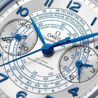 タキメーター、テレメーター、パルスメーターのトリプル使い！　1940年代の意匠を受け継ぐ古典派クロノグラフ｜OMEGA