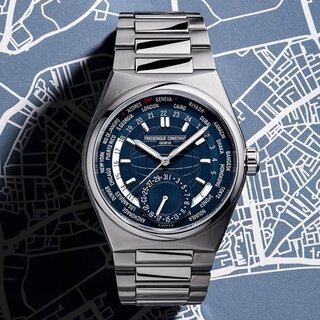 世界24都市の時刻が瞬時に分かる、モダンセンスなワールドタイム｜FREDERIQUE CONSTANT