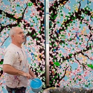 A Unique Interpretation of Post-Impressionism and Action Painting: Damien Hirst's First Major Solo Exhibition in Japan, Featuring Cherry Blossoms | ART