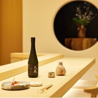 Original sake, made with rice personally cultivated and harvested by the master of "Musashi by Aman," pairs perfectly with sushi.