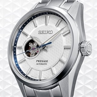  新開発オープンハート機構を搭載。＜セイコー プレザージュ＞2022年新作「Sharp Edged Series」｜SEIKO