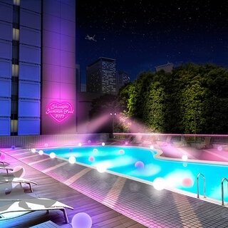 An outdoor pool, perfect for different situations day and night, is now open! Enjoy exclusive menus and drinks at our Night Pool.｜SHINAGAWA PRINCE HOTEL