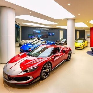 アジア最大級のスペースに最新のフェラーリの世界観を表現──コーンズ芝ショールームがオープン｜Ferrari