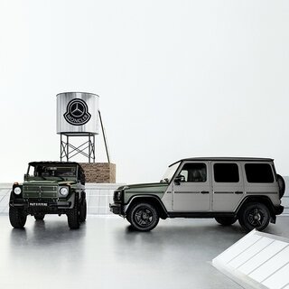 A collaborative creation by NIGO. A limited-edition G-Class model is born, connecting the past and future of Moncler and Mercedes-Benz.