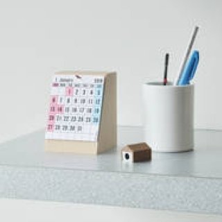 Desktop models also receive minor updates. The annual letterpress calendar from PAPIER LABO.