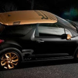 ゴールドとマットブラックのDS3レーシング｜Citroen