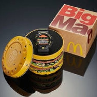 マクドナルドとG-SHOCKのコラボ!?　ビッグマックウォッチ1000本限定リリース｜CASIO