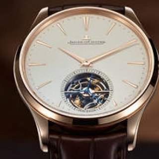 新作 18Kピンクゴールド製「マスター・ウルトラスリム・トゥールビヨン」｜Jaeger-LeCoultre