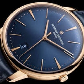 新色ミッドナイトブルーの「パトリモニー・オートマティック」｜VACHERON CONSTANTIN