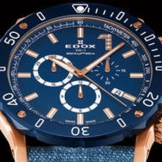 テーマカラーのブルーダイアル、ダイヤモンドで腕元をエレガントに彩る限定モデル｜EDOX