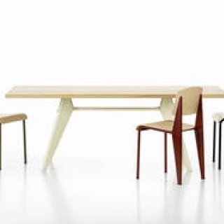 vitra | Prouvé's masterpiece, the reborn 'EM Table,' with customizable top specifications and materials