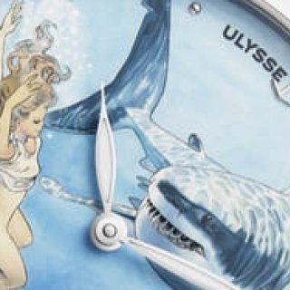 センシュアルなラブストーリーが描かれたハンドペイントウオッチ｜ULYSSE NARDIN　ギャラリー