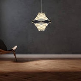 "H・F Series": A sculpted light when lit, a beautiful object when off | yamagiwa