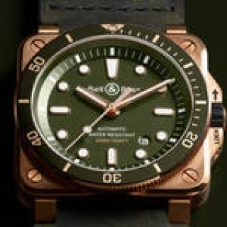ブロンズ製ケースにミリタリーカラーをスタイリングした限定モデル｜Bell & Ross
