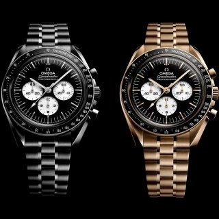 モノトーンの美を追求した「スピードマスター ムーン ウォッチ ブラック ホワイト」