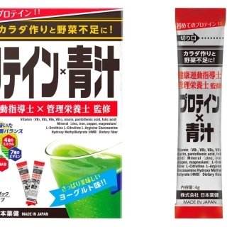 “Protein x Aojiru”: Supporting both your physical conditioning and vegetable intake.