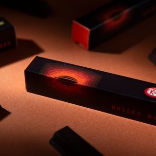ウイスキー樽で180日熟成「キットカット ショコラトリー ウイスキーバレルエイジド」