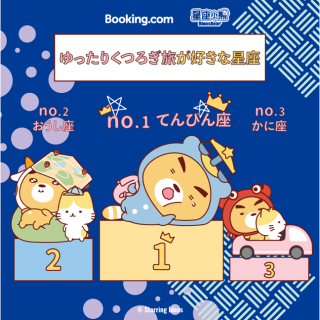 あなたにぴったりの旅はどんな旅？「旅先での行動別星座ランキング」を発表｜Booking.com