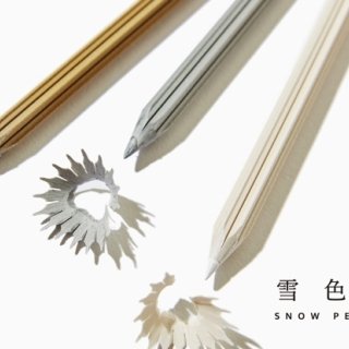 クリスマスギフトにもGood。削ると雪の結晶が舞い降りる「雪色鉛筆」が新発売！
