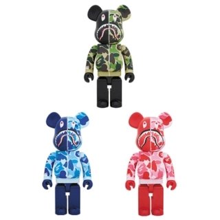 BAPE(R) CAMO SHARK BE@RBRICK 1000％