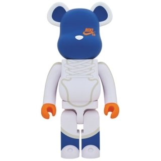 BE@RBRICK NIKE SB WHITE 1000％