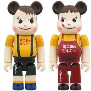BE@RBRICK ペコちゃん&ポコちゃん ビンテージ版 2体セット