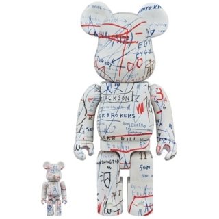 BE@RBRICK JEAN-MICHEL BASQUIAT #2 100％ & 400％