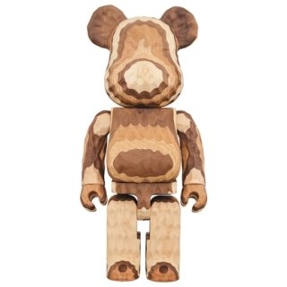 BE@RBRICK カリモク fragmentdesign 400％ carved wooden - LAYERED