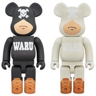 BE@RBRICK TOKYO TRIBE WARU 400％ BLACK／WHITE