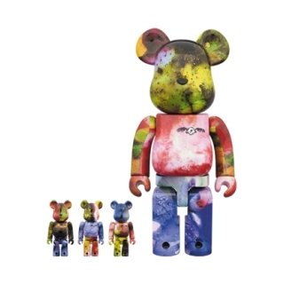 BE@RBRICK PUSHEAD 3 different colors 100％ & 400％ 4 PC SET